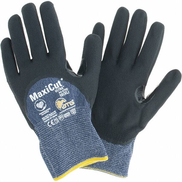 Cut-Resistant Gloves: Size XL, ANSI Cut A3, Nitrile, Synthetic MPN:44-3755/XL