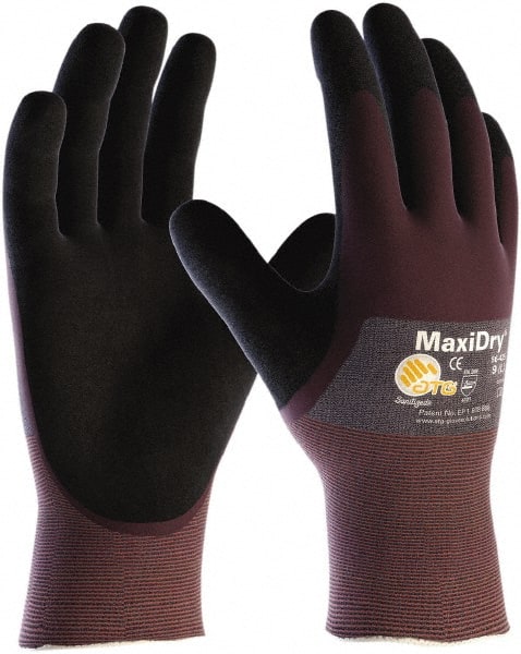 General Purpose Work Gloves: Small, Nitrile Coated, Polyethylene Blend MPN:56-425/S