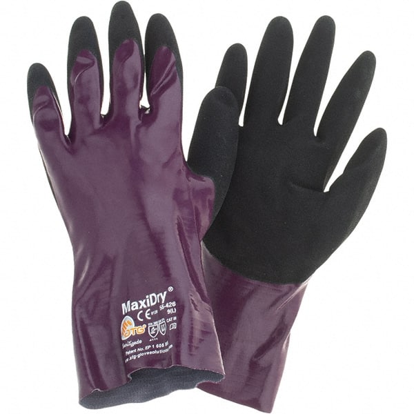 General Purpose Work Gloves: Large, Nitrile Coated, Polyethylene Blend MPN:56-426/L