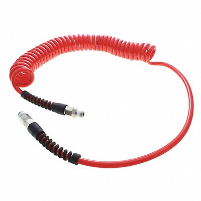 Coiled Air Hose Assembly 1/4 ID x 8 ft. MPN:TT-14-10-R-RS