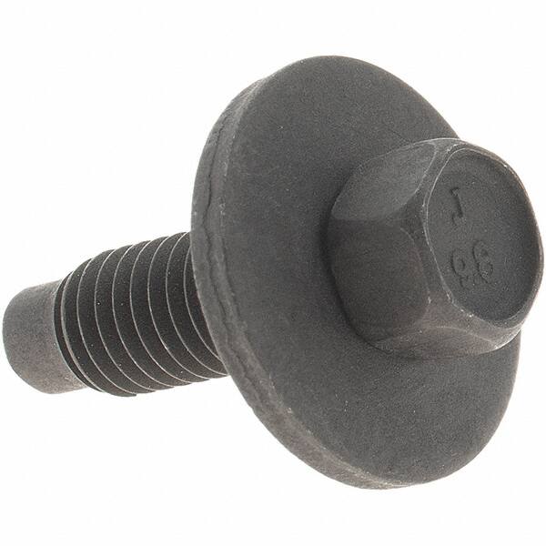 Hex Head Cap Screw: M8 x 1.25 x 25 mm, Grade 9.8 Steel, Black Oxide Finish MPN:23817