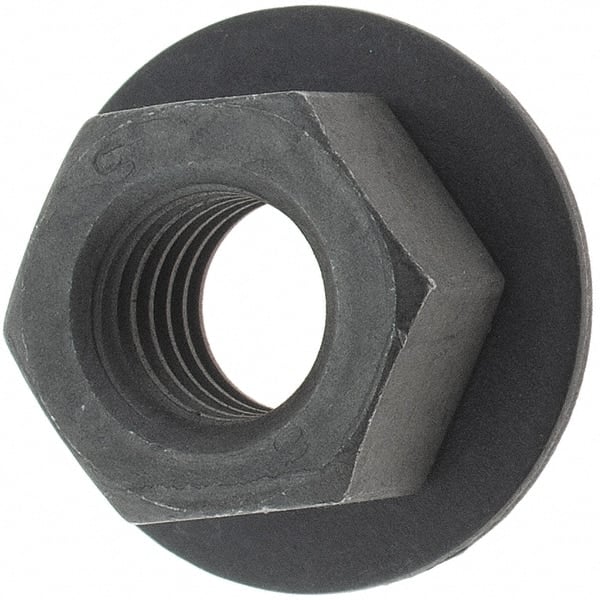 Hex Nut: M8 x 1.25, Grade 9 Steel, Phosphate Finish MPN:15334