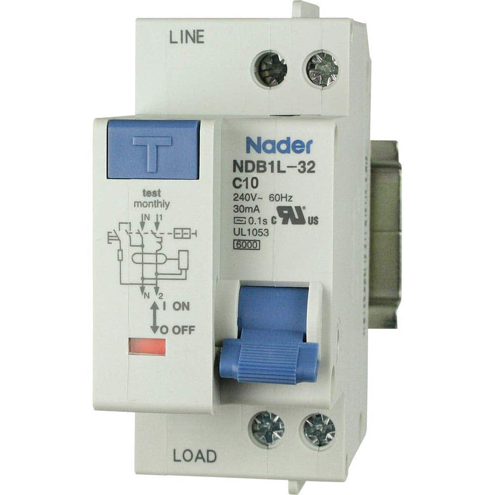 Circuit Breakers, Circuit Breaker Type: Ground Fault Circuit Breaker , Tripping Mechanism: Thermal-Magnetic , Terminal Connection Type: Screw  MPN:NDB1L32C10120V