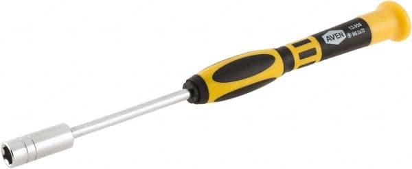 Electronic Nut Driver: Solid Shaft, Ergonomic Handle, 6-3/4