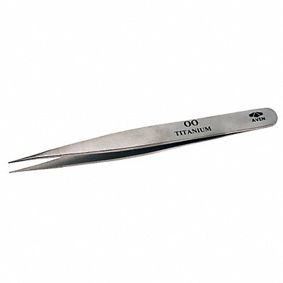 Precision Tweezer Titanium 4-1/2 In MPN:18032TT