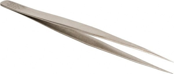 Precision Tweezer: SS-SA, Straight Tip, 5-5/16