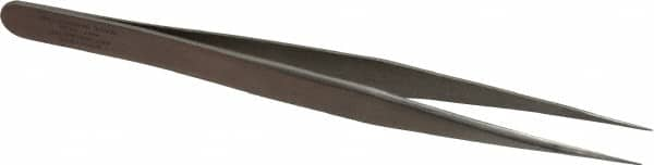 Precision Tweezer: 1-SA, Stainless Steel, 4-3/4