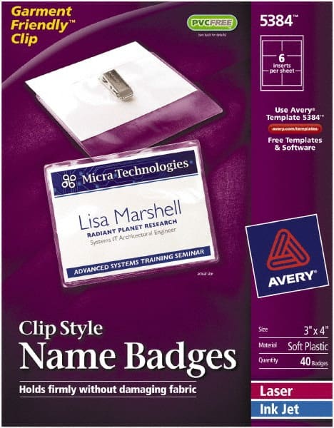 Clip-On Badge Holder MPN:05384