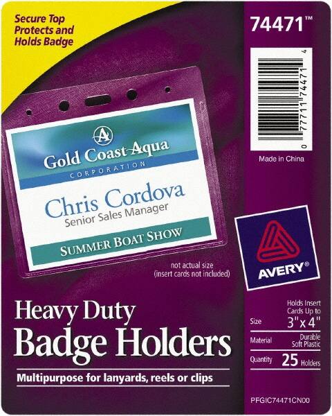 Clip-On Badge Holder MPN:74471