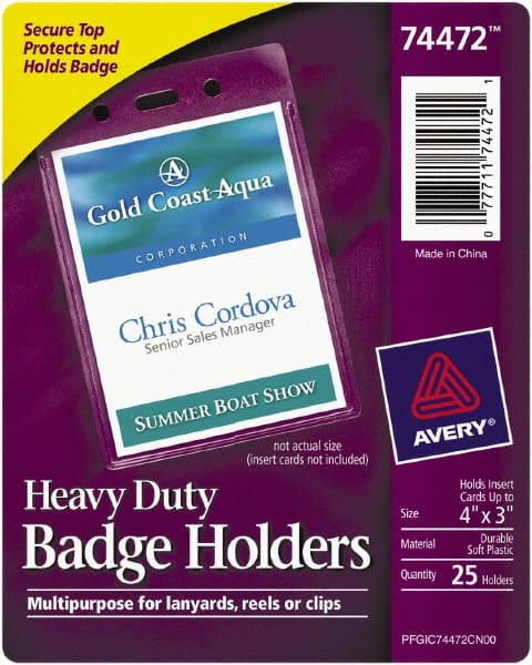 Clip-On Badge Holder MPN:74472