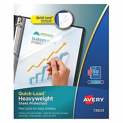 Non-Glare Sheet Protector 11 x 8.5 PK50 MPN:73803