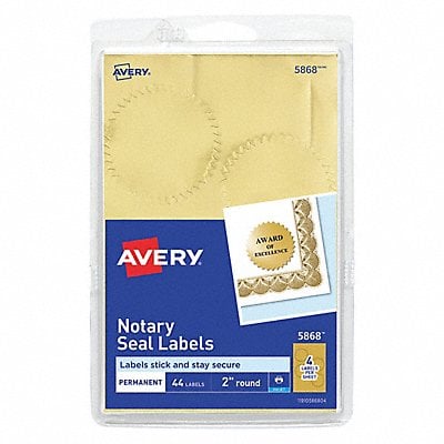 Seal Adhesive 2 Dia Gold PK44 MPN:5868