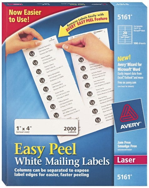 Label Maker Label: White, Paper, 4