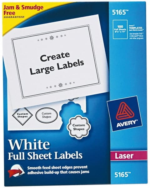 Label Maker Label: White, Paper, 11