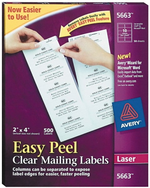 Label Maker Label: Clear, 4