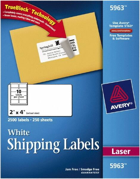 Label Maker Label: White, Paper, 4