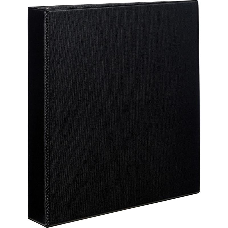 Avery Durable 3-Ring Binder With EZ-Turn Rings, 1 1/2in D-Rings, 46% Recycled, Black (Min Order Qty 9) MPN:27350