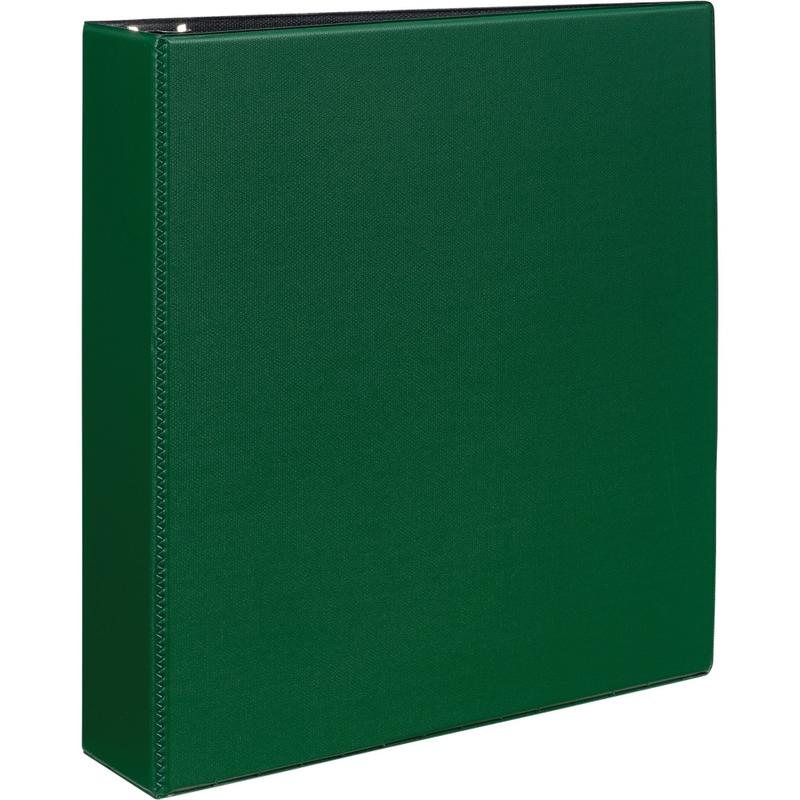 Avery Durable 3-Ring Binder With EZ-Turn Rings, 2in D-Rings, 45% Recycled, Green (Min Order Qty 7) MPN:27553