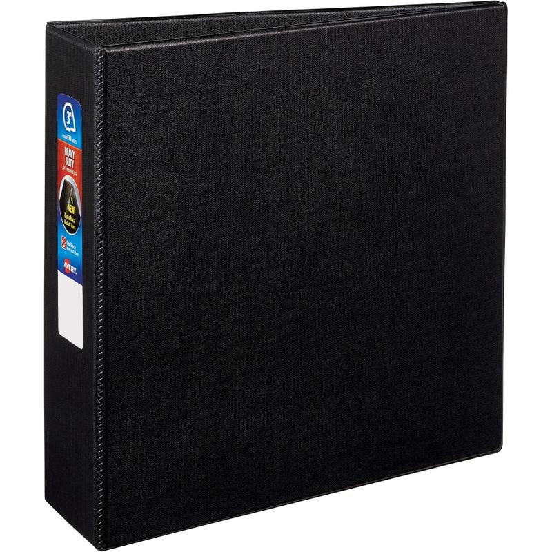 Avery Heavy-Duty 3-Ring Binder With Locking One-Touch EZD Rings, 3in D-Rings, Black (Min Order Qty 4) MPN:79983