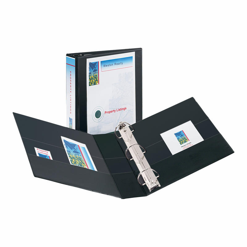 Avery Durable View 3-Ring Binder, 2in Slant Rings, Black (Min Order Qty 6) MPN:09500