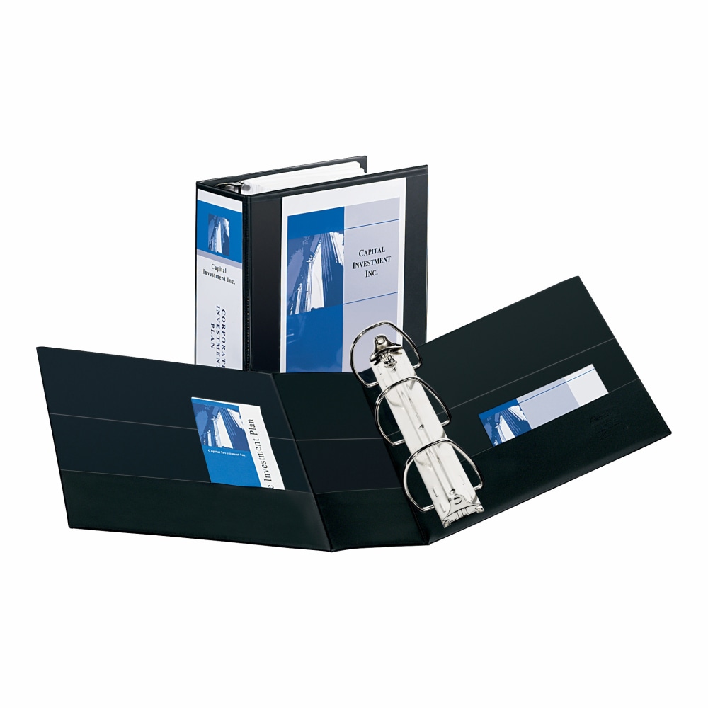 Avery Durable View 3-Ring Binder, 5in Slant Rings, Black (Min Order Qty 2) MPN:09900