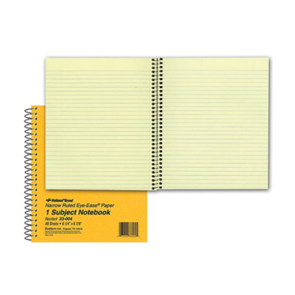 Rediform Brown Board Notebook, 6-7/8 x 8-1/4in, 1 Subject, 80 Sheets, Brown (Min Order Qty 15) MPN:33004