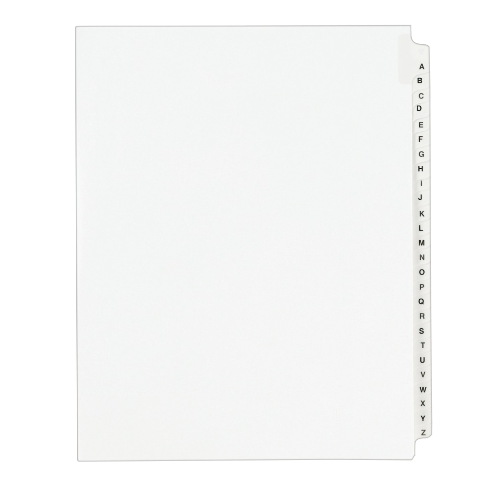 Avery Standard Collated Legal Dividers, Avery Style, Side-Tab, A-Z, 8 1/2in x 11in (Min Order Qty 29) MPN:1400