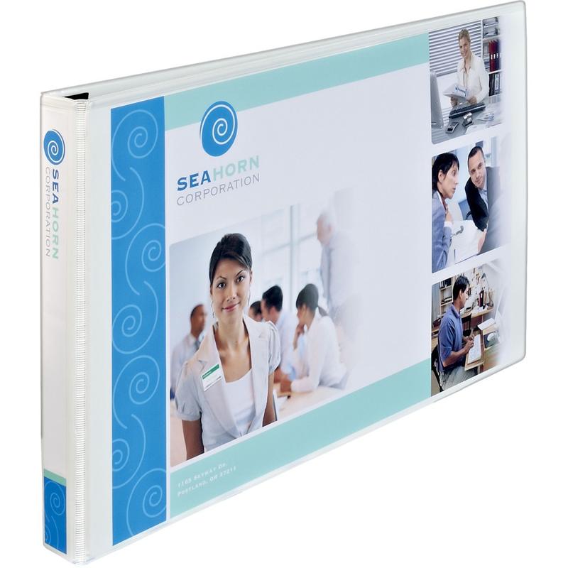 Avery Heavy-Duty View 3-Ring Binder, 1in Slant Rings, White (Min Order Qty 4) MPN:72124