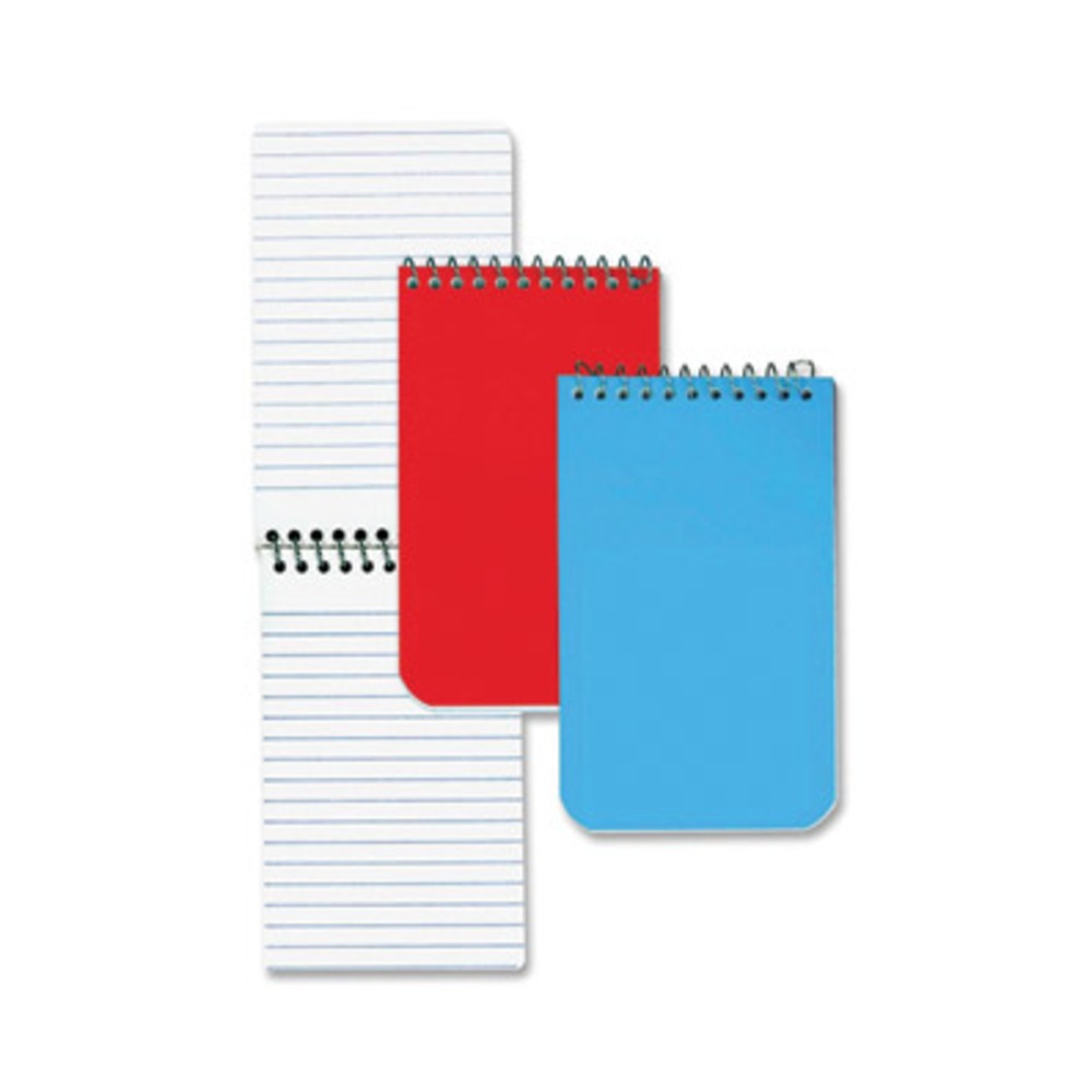 Rediform Wirebound Memo Notebook, 3in x 5in, 60 Sheets, Assorted Colors (Min Order Qty 46) MPN:31120