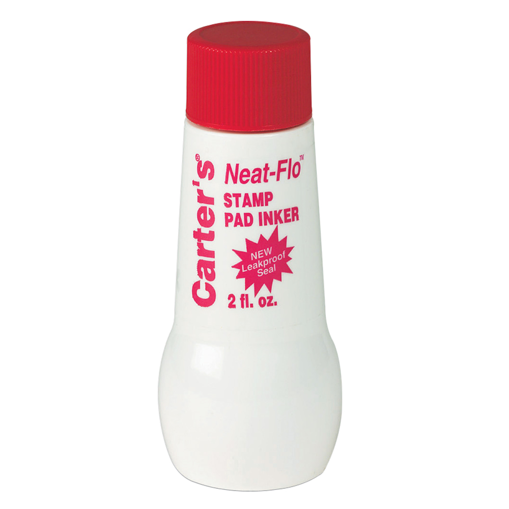 Avery Carters Neat-Flo Stamp Pad Inker, Red (Min Order Qty 13) MPN:21447