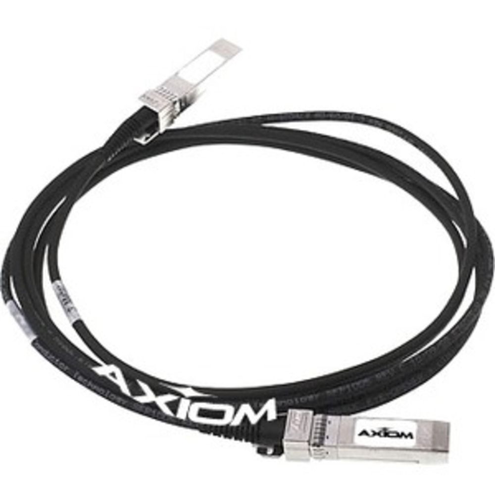 Axiom 10GBASE-CU SFP+ Passive DAC Twinax Cable HP Compatible 1m - Twinaxial for Network Device - 1.25 GB/s - 3.28 ft - 1 x SFP+ Network - 1 x SFP+ Network (Min Order Qty 2) MPN:487652-B21-AX