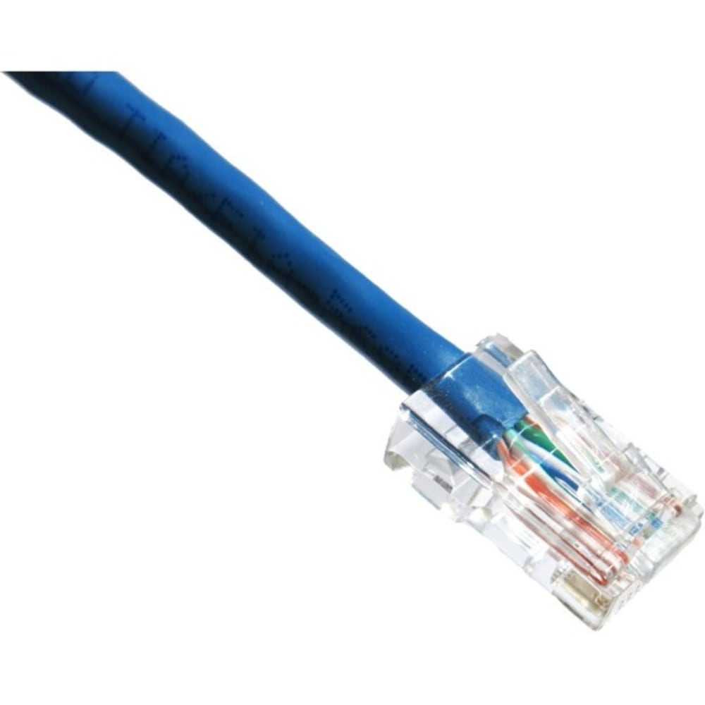 Axiom 100FT CAT5E 350mhz Patch Cable Non-Booted (Blue) - Category 5e for Network Device - Patch Cable - 100 ft - 1 x - 1 x - Gold-plated Contacts - Blue (Min Order Qty 2) MPN:C5ENB-B100-AX