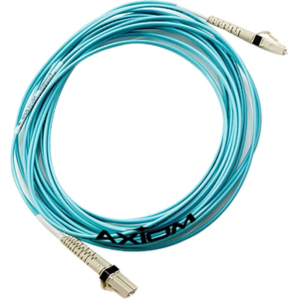 Axiom LC-LC Multimode Duplex OM3 50/125 Fiber Optic Cable - 40m - Aqua - Network cable - LC multi-mode (M) to LC multi-mode (M) - 40 m - fiber optic - duplex - 50 / 125 micron MPN:LCLC10GA-40M-AX