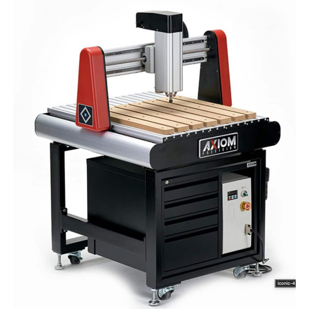 CNC Routers, X Axis Travel Length (Decimal Inch): 23.8100 , Y Axis Travel Length (Decimal Inch): 24.0100 , Z Axis Travel Length (Decimal Inch): 3.9370  MPN:ICONIC4