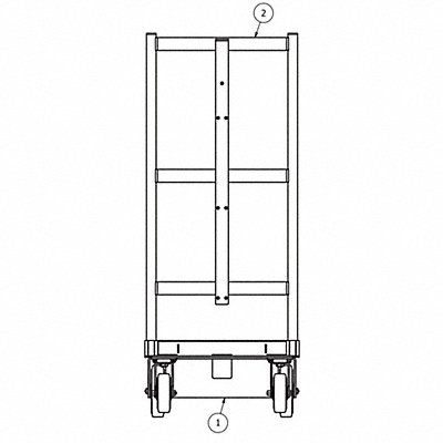 Handle 24 in x 50 in MPN:2025-154