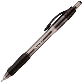 Paper Mate® Profile Retractable Ballpoint Pen 1.4mm Black Barrel/Ink - Pkg Qty 12 89465A