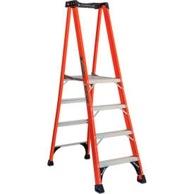 Louisville 2' Fiberglass Pro Platform Step Ladder Type 1AA FXP1802HD