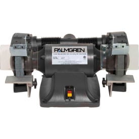 Palmgren 9682082 Bench 3 Phase Grinder W/Wheel Guards & Dust Collection Ports 8