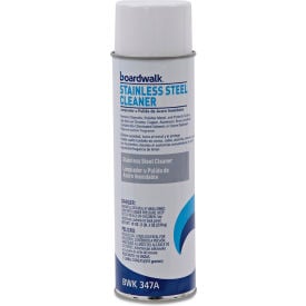 Boardwalk® Stainless Steel Cleaner & Polish Lemon 18 oz Aerosol Spray 12/case BWK347ACT