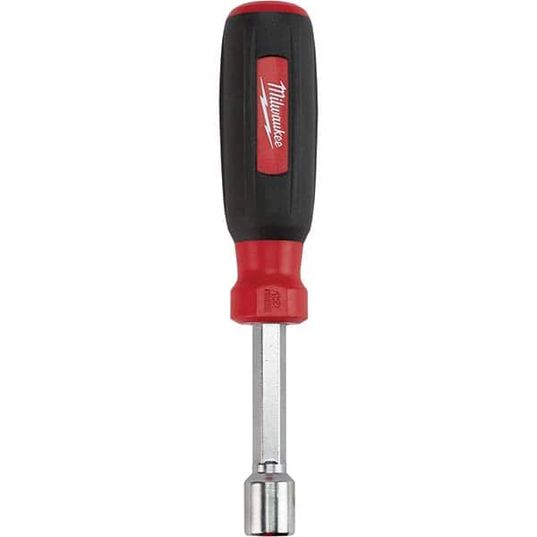 Nut Driver: Hollow Shaft, Comfort Hand Grip Handle, 7