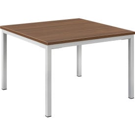 Interion® Wood End Table with Steel Frame - 24