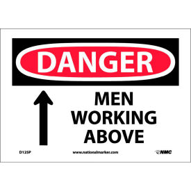 Safety Signs - Danger Men Working Above - Vinyl 7