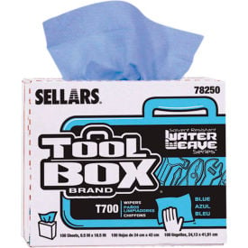 Toolbox® T700 Blue Interfold 100 Sheets/Box 8 Boxes/Case 78250