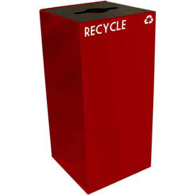 Witt Industries Recycling Can 32 Gallon Red 32GC04-SC