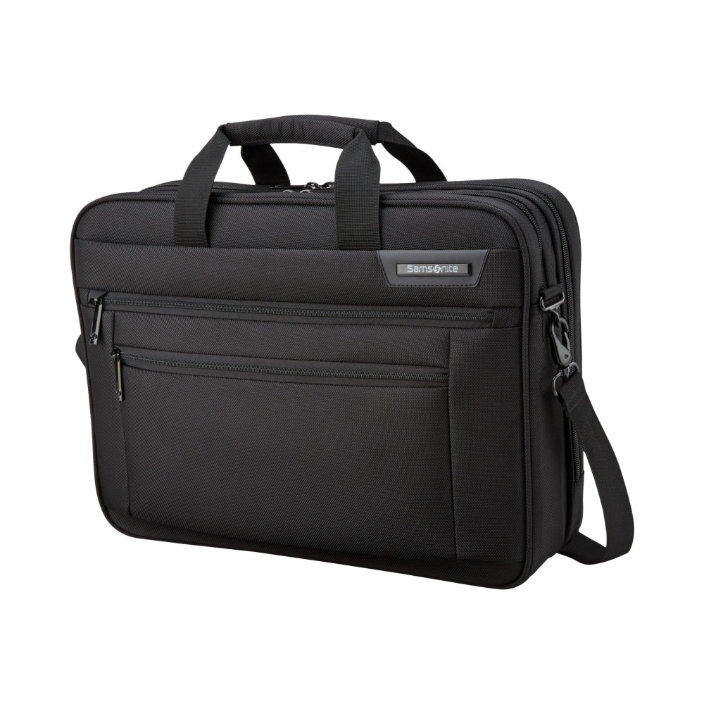 Samsonite Classic Business 2.0 Carrying Case (Briefcase) for 17in Notebook - Black - Handle, Carrying Strap, Shoulder Strap - 12.5in Height x 17.5in Width x 4.5in Depth - 1 Each MPN:1412721041