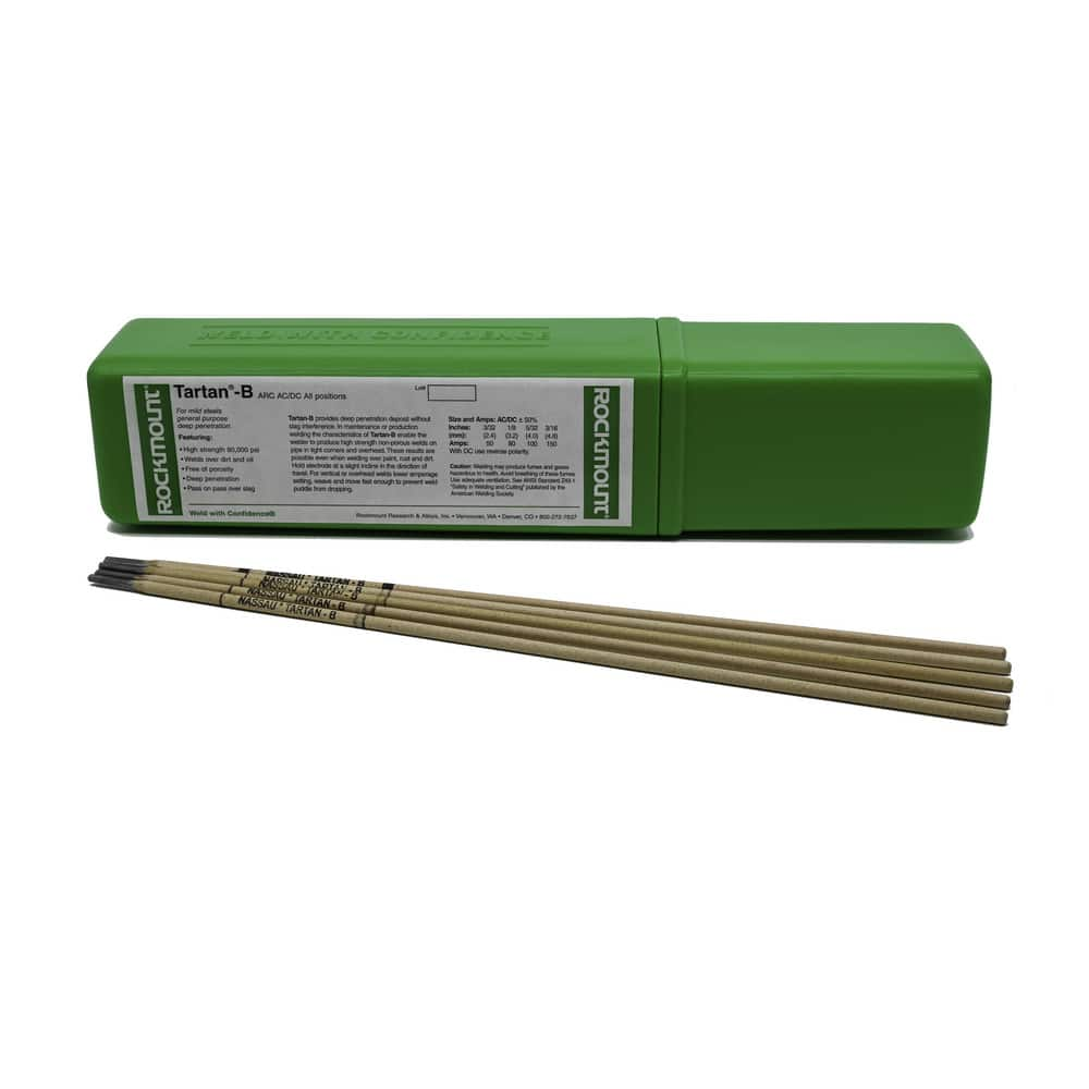 Arc Welding Rods & Electrodes, Type: Tartan B Maintenance Welding Electrode , Rod Shape: Round , Length (Inch): 14in  MPN:1815-5