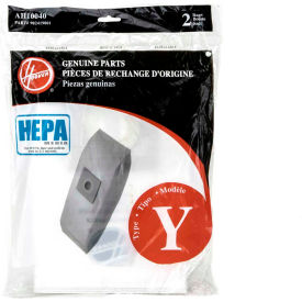 Hoover® Type Y HEPA Bag For U5140900 U6485900 CH53005 C1703-900 Vacuums 2/Pack - Pkg Qty 12 AH-10040