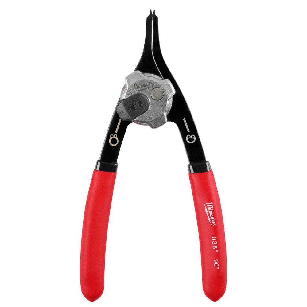 Retaining Ring Pliers, Tool Type: Convertible Pliers , Type: Snap Ring Pliers , Tip Angle: 18.00 , Tip Diameter (Decimal Inch): 0.038  MPN:48-22-6530