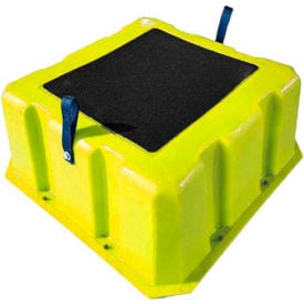 1 Step Nestable Plastic Step Stand - Yellow 25