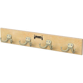 Jonti-Craft® Wall Mount Coat Rail - 4 Hooks 0764JC